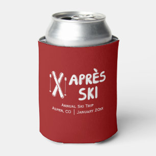 Rafraîchisseur Pour Canette Apres Ski annuel en famille ami Ski Trip Can Coole