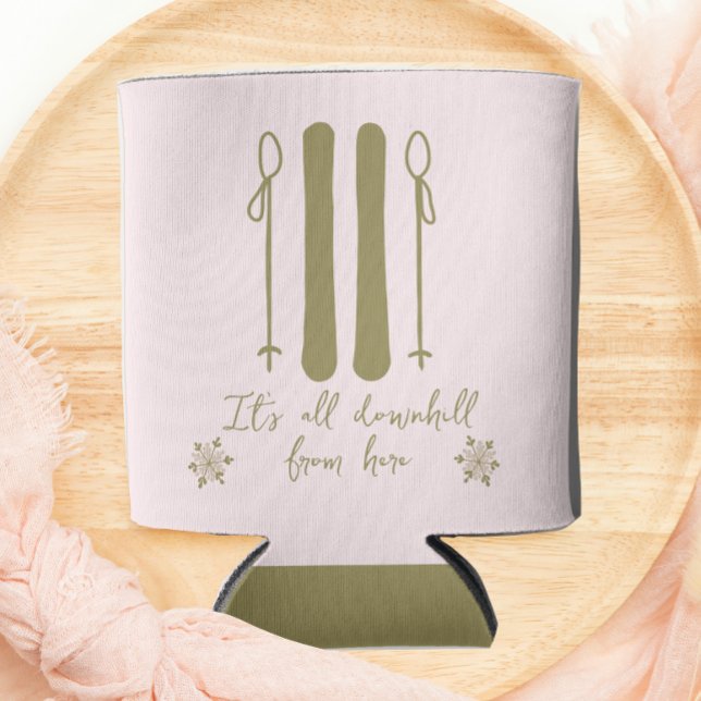 Rafraîchisseur Pour Canette Apres Ski drôle Bachelorette hiver (Créateur téléchargé)