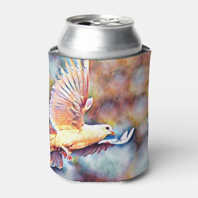Rafraîchisseur Pour Canette aquarell dove (Can devant)