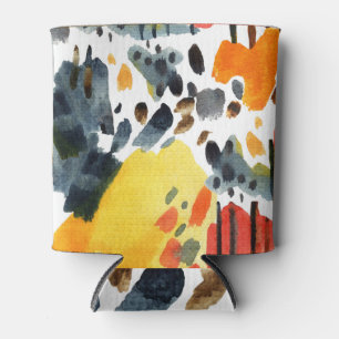 Rafraîchisseur Pour Canette Aquarelle Abstraite touche Motif sans joint