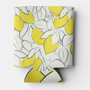 Rafraîchisseur Pour Canette Aquarelle Citrus Citrus Motif sans couture