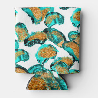 Rafraîchisseur Pour Canette Aquarelle colorée, Art Moderne.