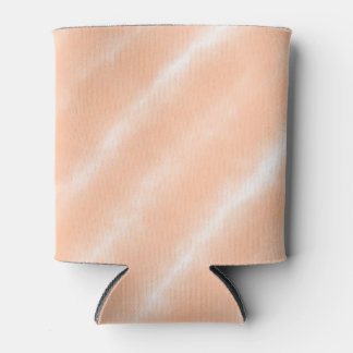 Rafraîchisseur Pour Canette Aquarelle couleur Fuzz Peach Motif Abstrait