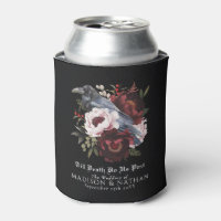 Aquarelle gothique romantique Corbeau Mariage flor
