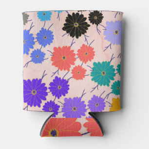 Rafraîchisseur Pour Canette Aquarelle Gurugram, design textile floral.