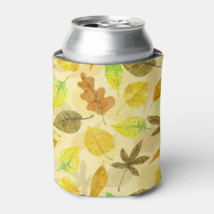 Rafraîchisseur Pour Canette Aquarelle motif d'automne 2