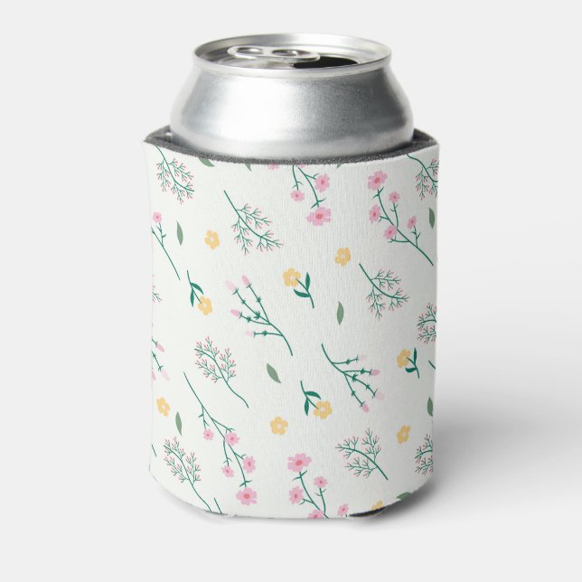 Rafraîchisseur Pour Canette Aquarelle printanière Botanique floraison sans joi (Can Dos)