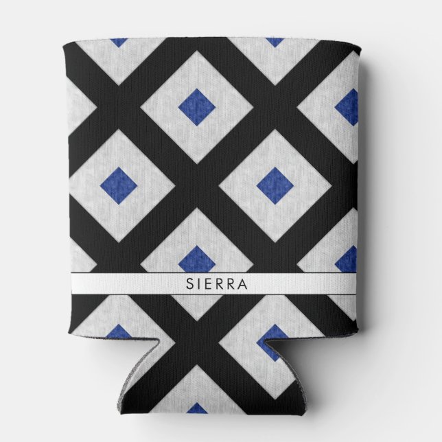 Rafraîchisseur Pour Canette Aquarelle Signal nautique Pavillon maritime (Dos)