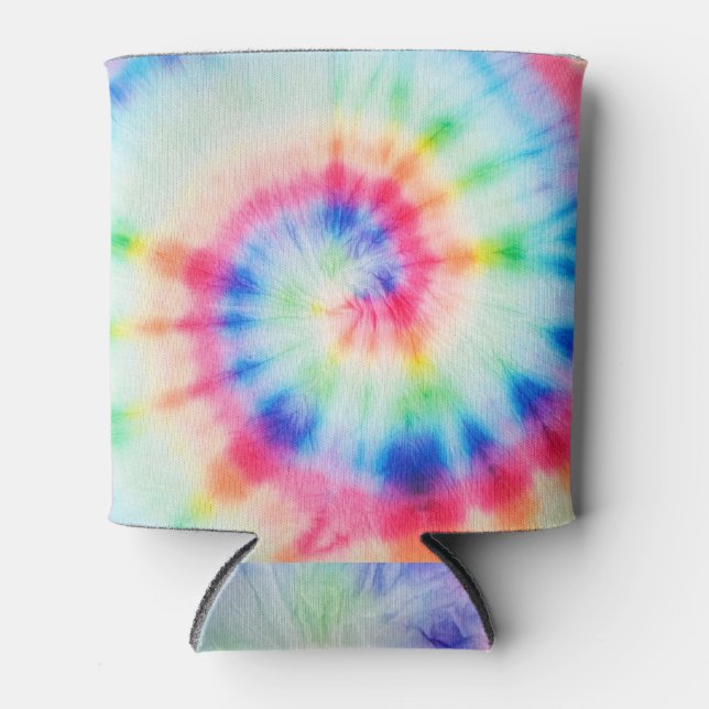 Rafraîchisseur Pour Canette Aquarelle spirale : art organique artistique sale (Devant)