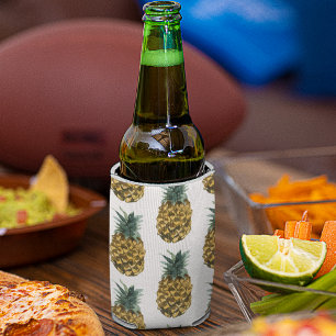 Rafraîchisseur Pour Canette Aquarelle tropicale ananas Motif sans couture