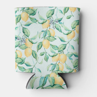 Rafraîchisseur Pour Canette Aquarelle verte citron : Romance sans couture
