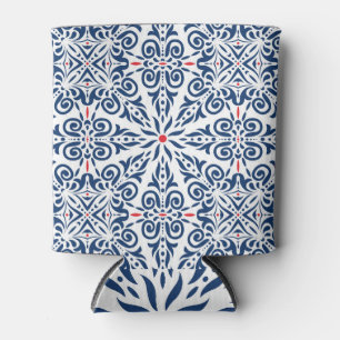 Rafraîchisseur Pour Canette Arabe Coloré Vintage Motif sans fil