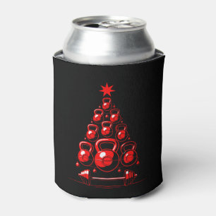 Rafraîchisseur Pour Canette Arbre de Noël Kettlebell Haltère Gym Fitness Noël