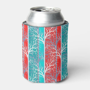 Rafraîchisseur Pour Canette Arbres abstraits sans joint branche corail bleu li