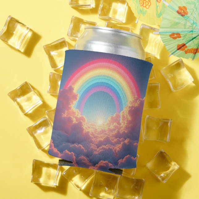 Rafraîchisseur Pour Canette arcs-en-ciel et nuages (Été in situ)