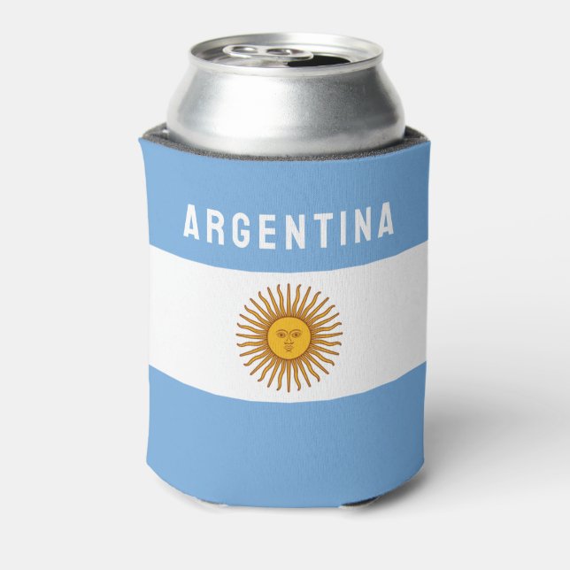 Rafraîchisseur Pour Canette Argentine Amérique du Sud Drapeau Buenos Aires (Can Dos)