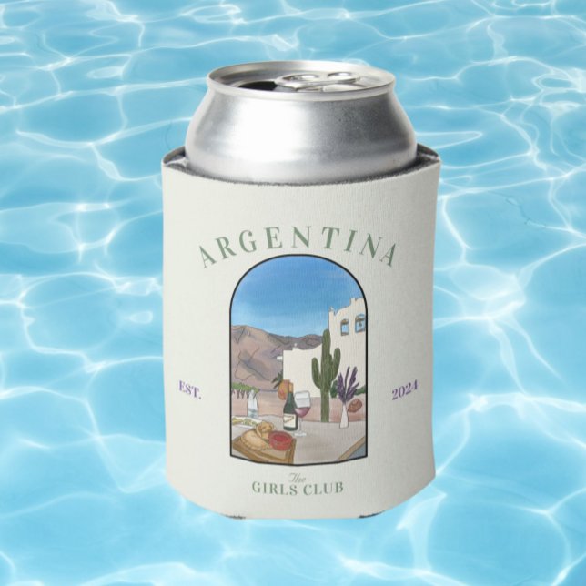 Rafraîchisseur Pour Canette Argentine Bachelorette Girls Club Can Cooler (Créateur téléchargé)
