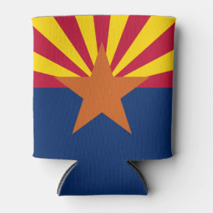 Rafraîchisseur Pour Canette Arizona Drapeau : Réglage de Star Sun, État du cui