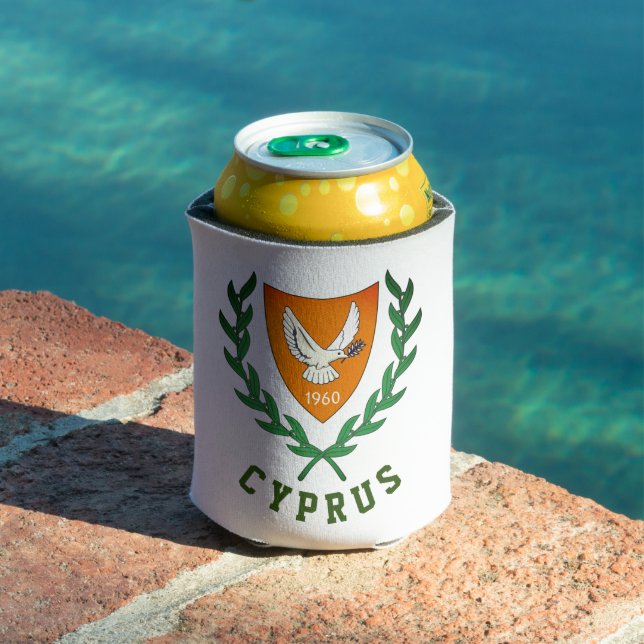 Rafraîchisseur Pour Canette Armoiries de CHYPRE (Piscine in situ)