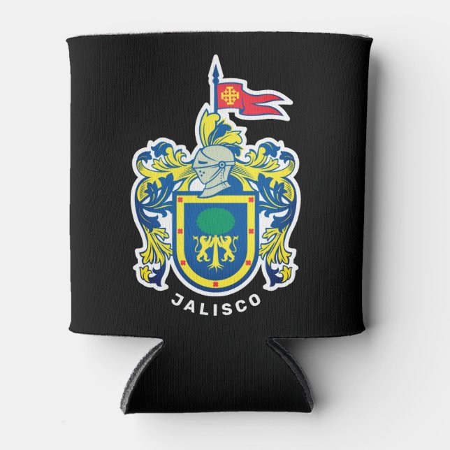 Rafraîchisseur Pour Canette Armoiries de Jalisco, Mexique (Devant)