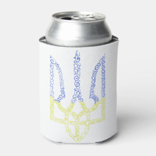 Rafraîchisseur Pour Canette Armoiries de l'Ukraine trident motif de la spirale