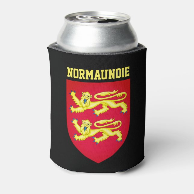 Rafraîchisseur Pour Canette Armoiries de Normandie - FRANCE (Can Dos)