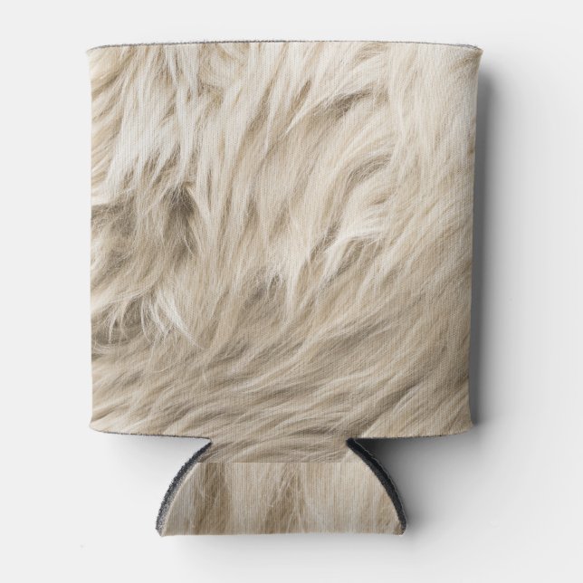 Rafraîchisseur Pour Canette Arrière - plan de la texture de la laine blanche