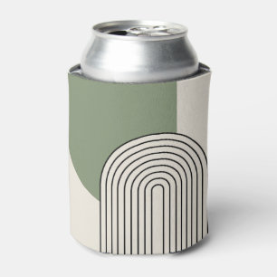 Rafraîchisseur Pour Canette Art de ligne du milieu du siècle avec arche verte