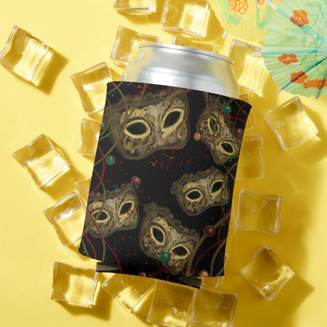Rafraîchisseur Pour Canette Art de Mardi Gras (Été in situ)