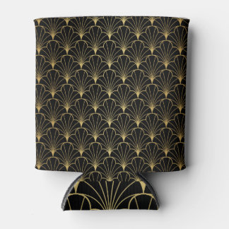 Rafraîchisseur Pour Canette Art Déco, Feuille classique géométrique.