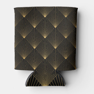 Rafraîchisseur Pour Canette Art Déco : L'élégance de l'or noir.