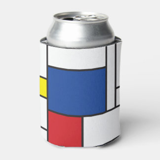 Rafraîchisseur Pour Canette Art Moderne Géométrique Minimaliste De Stijl Mondr