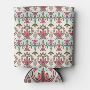 Rafraîchisseur Pour Canette Art Nouveau : papier peint vintage transparent.