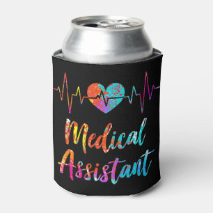 Rafraîchisseur Pour Canette Assistant Médicale Heartbeat Nursing Hospital Hear