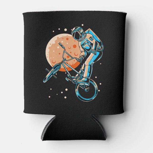 Rafraîchisseur Pour Canette Astronaut BMX Moon Space Biker (Devant)