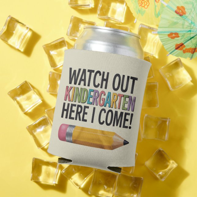 Rafraîchisseur Pour Canette Attention à la maternelle ici je reviens à l'école (Été in situ)