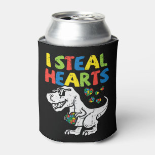 Rafraîchisseur Pour Canette Attrapez ce mignon I Steal Hearts Trex Dinosaur T-