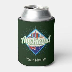 Rafraîchisseur Pour Canette Auckland Nouvelle-Zélande skyline rétro vintage