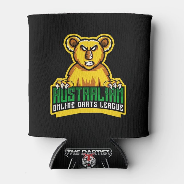 Rafraîchisseur Pour Canette Australian Online Darts League Stubby Holder (Devant)