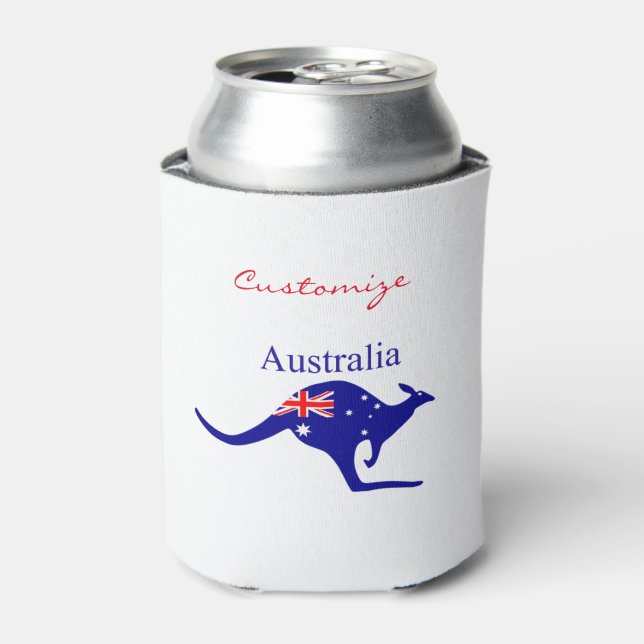 Rafraîchisseur Pour Canette Australie Drapeau Kangaroo Thunder_Cove (Can devant)