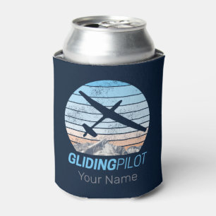 Rafraîchisseur Pour Canette Avion Vintage de l'avion couché de soleil