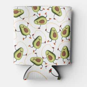 Rafraîchisseur Pour Canette Avocado Fitness : Motif Vintage mignon