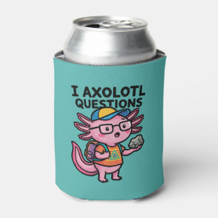 Rafraîchisseur Pour Canette Axolotl nerd sarcastique je pose des questions sur