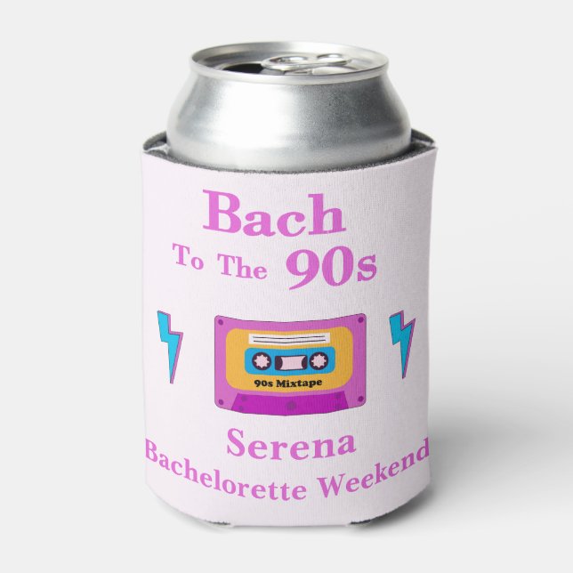 Rafraîchisseur Pour Canette Bach To The 90s Cassette Bachelorette (Can devant)