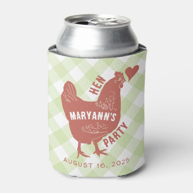 Rafraîchisseur Pour Canette Bachelorette au poulet du Hen Party (Can devant)