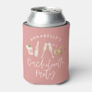 Rafraîchisseur Pour Canette Bachelorette de script de cocktail moderne à pout