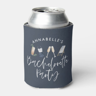 Rafraîchisseur Pour Canette Bachelorette de script de cocktail moderne girly b