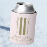 Rafraîchisseur Pour Canette Bachelorette d'hiver rose Apres Ski<br><div class="desc">Ces amusantes bachelorette sur mesure peuvent refroidir lire "broyage avant le mariage" d'un côté et ont de l'espace pour un nom sur l'autre. Parfait pour les fêtes de ski ou de bachelorette d'hiver d'Apres. Trouvez des articles de fête correspondants dans ma boutique.</div>