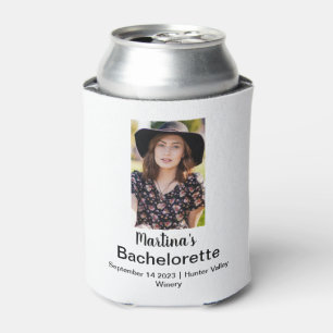 Rafraîchisseur Pour Canette Bachelorette Nom personnalisé Photo