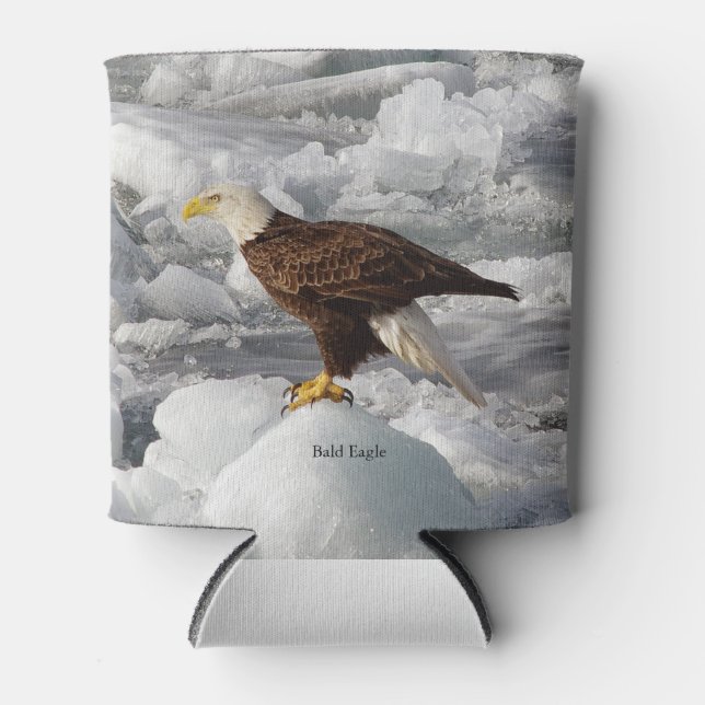 Rafraîchisseur Pour Canette Bald Eagle peut refroidir (Devant)